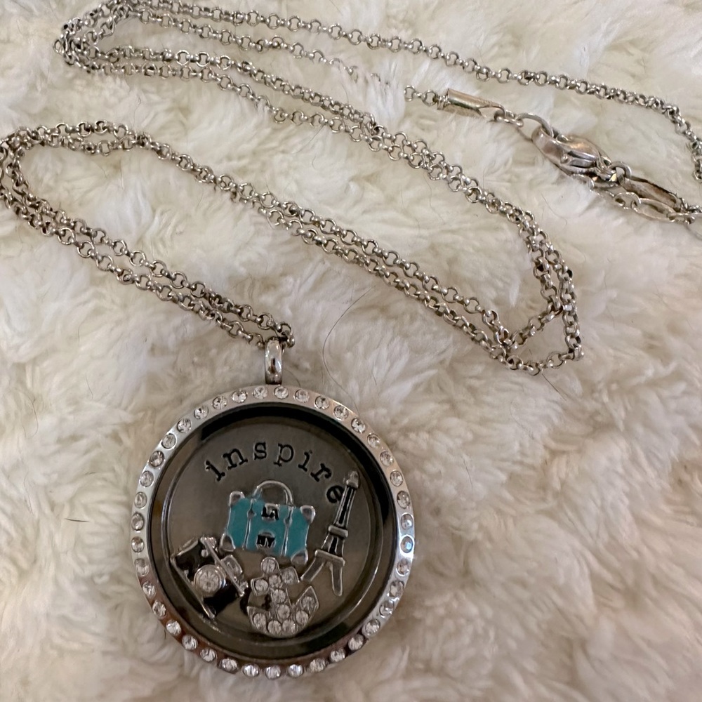 Origami Owl Charm Necklace
